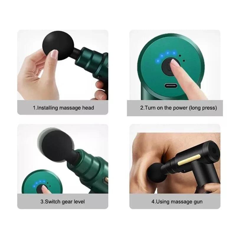 Massageador Muscular de Alta Frequência
